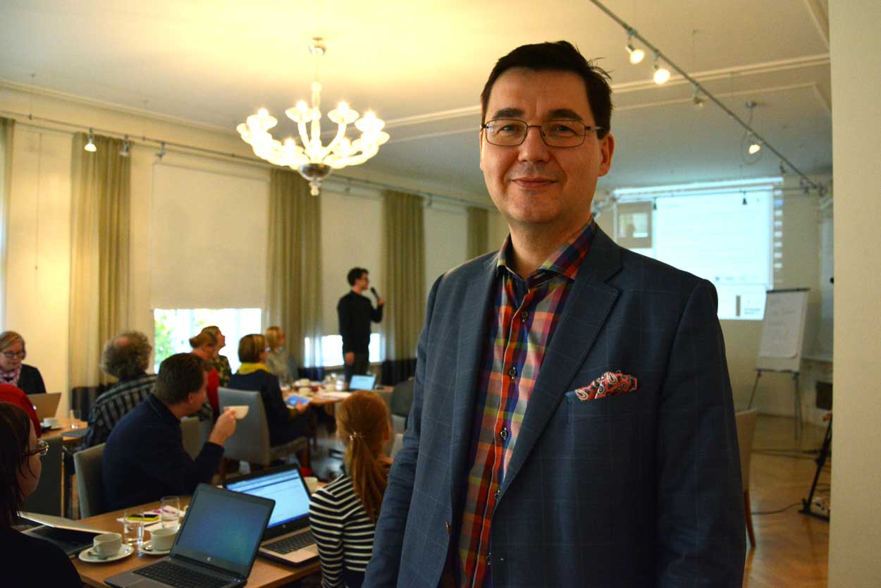 Mikko Hartikainen korosti LOPS2016 arvot ja toimintalulttuuri -hautomossa puheenvuorossaan toimintakulttuurin pitkäjänteistä kehitystyötä.